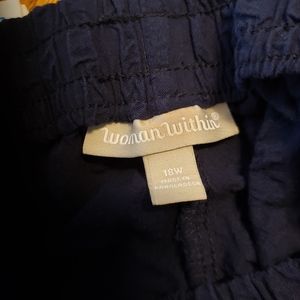 Women's Navy Blue Pants Size 18W